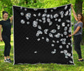 Diamond Gems Print Quilt