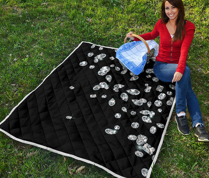 Diamond Gems Print Quilt
