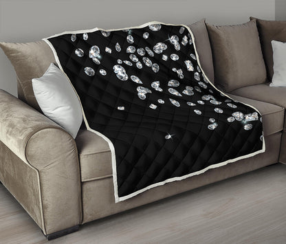 Diamond Gems Print Quilt