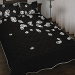 Diamond Gems Print Quilt Bed Set