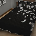 Diamond Gems Print Quilt Bed Set