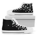 Diamond Gems Print White High Top Sneakers