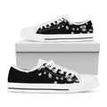 Diamond Gems Print White Low Top Sneakers