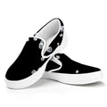 Diamond Gems Print White Slip On Sneakers