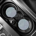 Diamond (NOT Real) Glitter Print Car Coasters