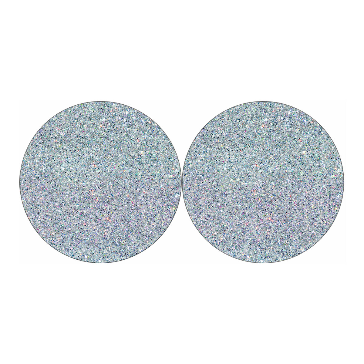 Diamond Glitter Artwork Print (NOT Real Glitter) Car Coasters
