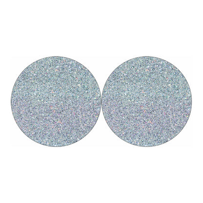 Diamond Glitter Artwork Print (NOT Real Glitter) Car Coasters