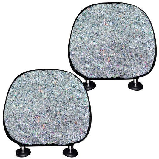Diamond Glitter Artwork Print (NOT Real Glitter) Car Headrest Covers