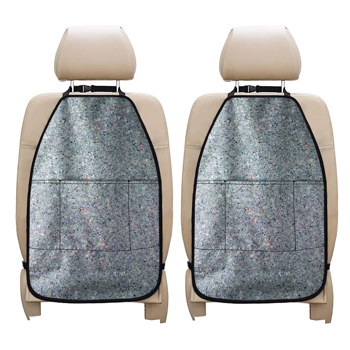 Diamond Glitter Artwork Print (NOT Real Glitter) Car Seat Organizers