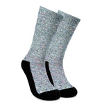 Diamond Glitter Artwork Print (NOT Real Glitter) Crew Socks