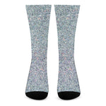 Diamond Glitter Artwork Print (NOT Real Glitter) Crew Socks