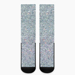 Diamond Glitter Artwork Print (NOT Real Glitter) Crew Socks