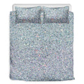 Diamond (NOT Real) Glitter Print Duvet Cover Bedding Set