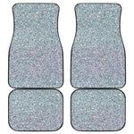 Diamond Glitter Artwork Print (NOT Real Glitter) Front and Back Car Floor Mats
