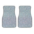 Diamond (NOT Real) Glitter Print Front Car Floor Mats