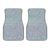 Diamond Glitter Artwork Print (NOT Real Glitter) Front Car Floor Mats