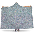 Diamond (NOT Real) Glitter Print Hooded Blanket