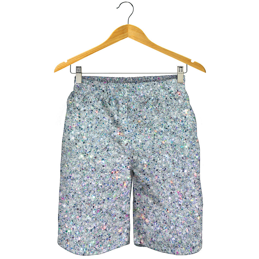 Diamond Glitter Artwork Print (NOT Real Glitter) Men's Shorts