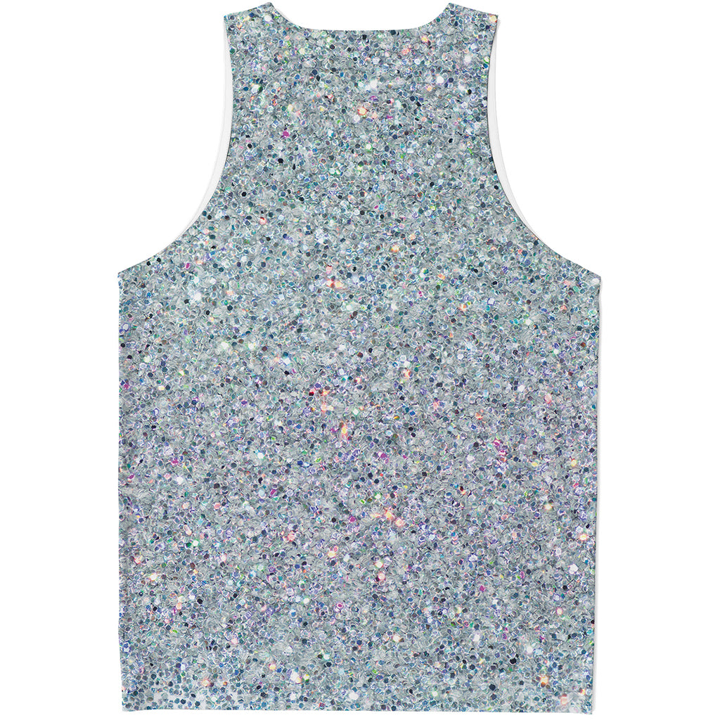 Diamond Glitter Artwork Print (NOT Real Glitter) Men's Tank Top