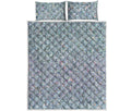 Diamond Glitter Artwork Print (NOT Real Glitter) Quilt Bed Set