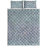 Diamond Glitter Artwork Print (NOT Real Glitter) Quilt Bed Set