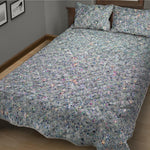 Diamond Glitter Artwork Print (NOT Real Glitter) Quilt Bed Set