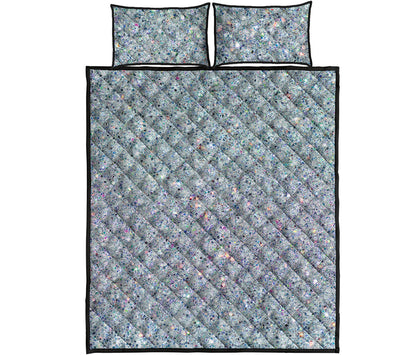 Diamond Glitter Artwork Print (NOT Real Glitter) Quilt Bed Set