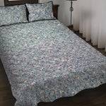 Diamond Glitter Artwork Print (NOT Real Glitter) Quilt Bed Set
