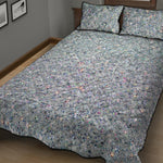 Diamond Glitter Artwork Print (NOT Real Glitter) Quilt Bed Set