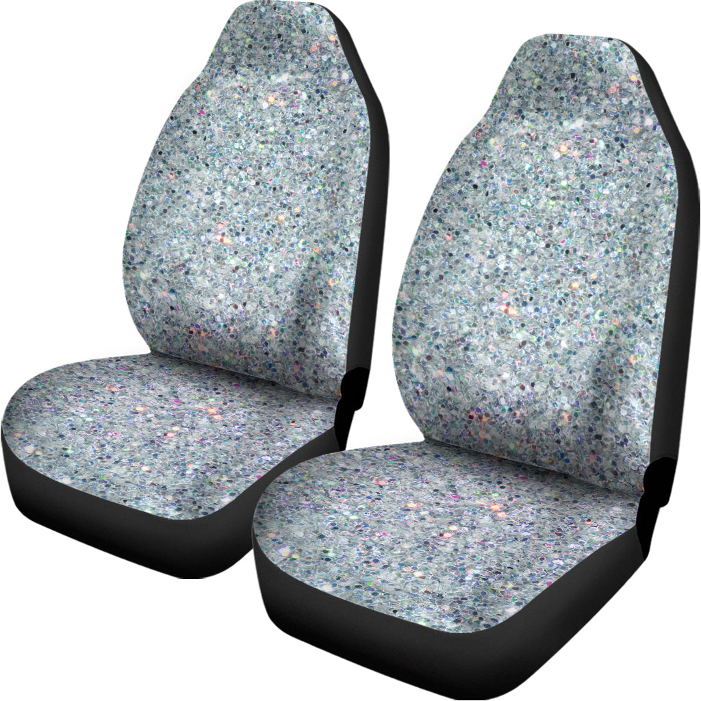 Diamond Glitter Artwork Print (NOT Real Glitter) Universal Fit Car Seat Covers