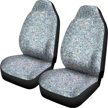 Diamond Glitter Artwork Print (NOT Real Glitter) Universal Fit Car Seat Covers