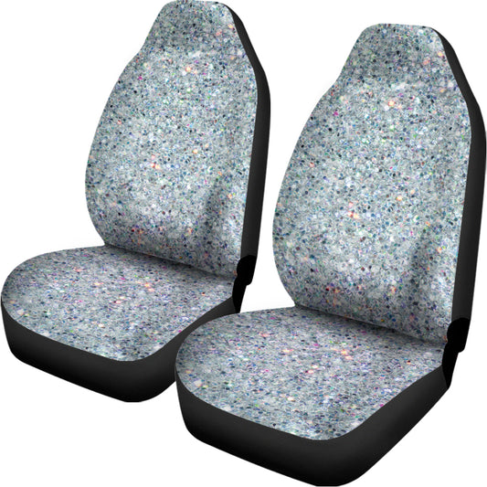 Diamond Glitter Artwork Print (NOT Real Glitter) Universal Fit Car Seat Covers