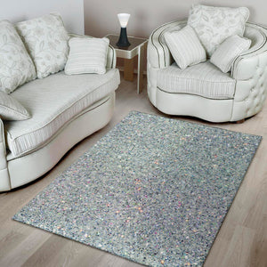 Diamond Glitter Texture Print Area Rug