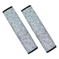 Diamond (NOT Real) Glitter Print Car Seat Belt Covers
