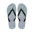 Diamond (NOT Real) Glitter Print Flip Flops