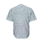 Diamond Glitter Texture Print Men's Baseball Jersey