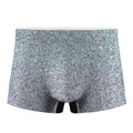Diamond (NOT Real) Glitter Print Men's Boxer Briefs
