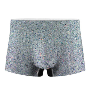 Diamond Glitter Texture Print Men's Boxer Briefs