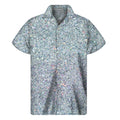 Diamond (NOT Real) Glitter Print Men's Short Sleeve Shirt