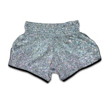 Diamond Glitter Texture Print Muay Thai Boxing Shorts