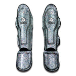 Diamond Glitter Texture Print Muay Thai Shin Guard