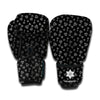 Diamond Pattern Print Boxing Gloves