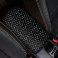 Diamond Pattern Print Car Center Console Cover