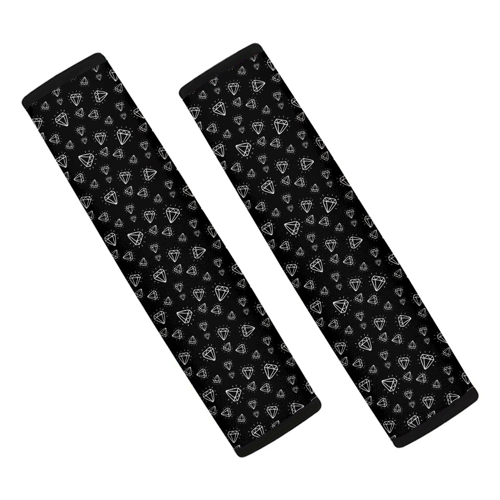 Diamond Pattern Print Car Seat Belt Covers
