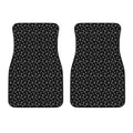 Diamond Pattern Print Front Car Floor Mats