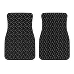 Diamond Pattern Print Front Car Floor Mats