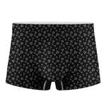Diamond Pattern Print Men's Boxer Briefs
