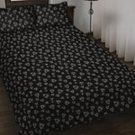 Diamond Pattern Print Quilt Bed Set