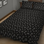 Diamond Pattern Print Quilt Bed Set