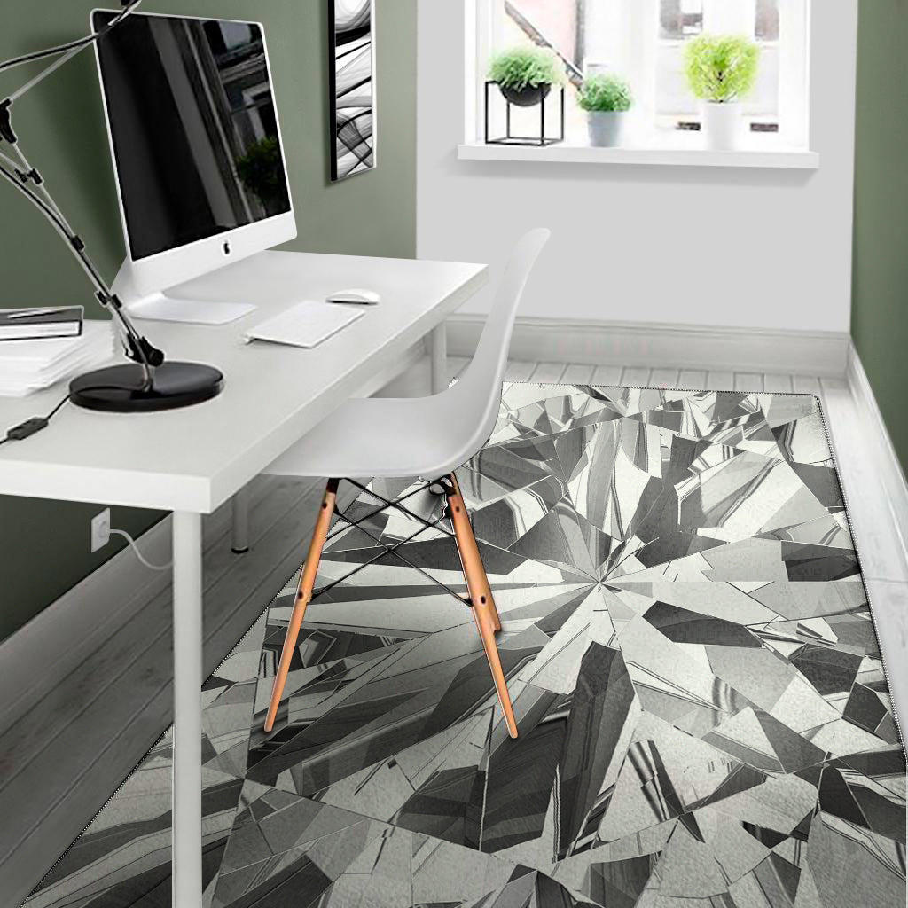 Diamond Print Area Rug